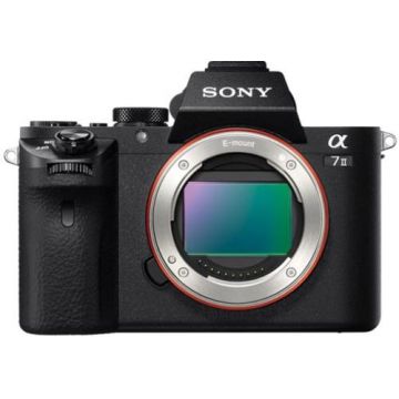Aparat Foto Mirrorles Sony Alpha 7 II, Body, 24.3 MP, Filmare Full HD (Negru)