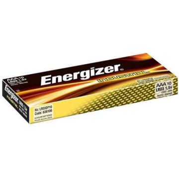 Baterii AAA Energizer 7638900361063, Industrial, 1.5V, 10 buc