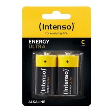 Baterii Alcaline Intenso Energy Ultra C, 2 Buc