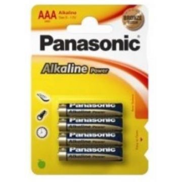 Baterii Foto Alkaline Panasonic LR03APB/4BP, 1.5 V, 4 Buc