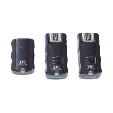 Kit JJC JF-U2 trigger-2x receiver wireless 16 canale pentru bltizuri speedlite