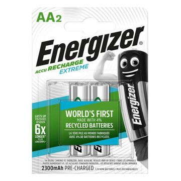 Acumulatori Energizer Extreme AA, LR6, 1.2V, 2300 mAh, 2 buc/set