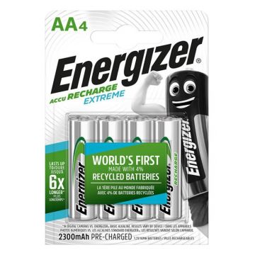 Acumulatori Energizer Extreme AA, LR6, 1.2V, 2300 mAh, 4 buc/set