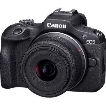 Aparat foto Canon EOS R100 Body Black + Obiectiv RF-S 18-45mm F4.5-6.3 IS STM