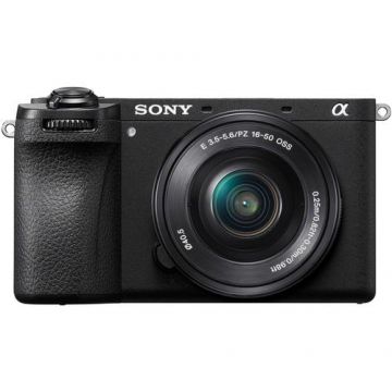 Aparat foto mirrorless Sony A6700, APS-C, 26MP, 4K, AI, Stabilizare 5 axe + Obiectiv 16-50mm (Negru)
