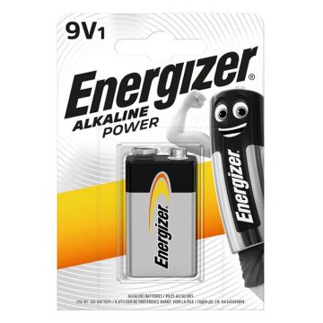 Baterie alkalina Energizer 9V, 6LR6