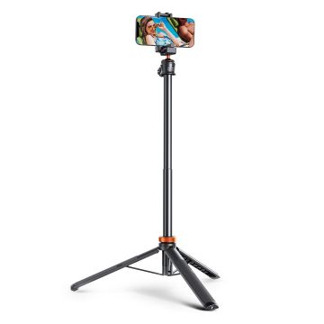 Selfie stick si Trepied K&F Concept Tripod Selfie Stick cu telecomanda si adaptor Gopro KF09.127