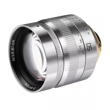 Obiectiv TTArtisan 50mm F0.95 Silver pentru Leica M-Mount