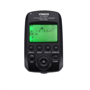 Transmitator radio Visico VC-818TX iTTL pentru Nikon