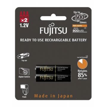 Fujitsu Acumulator Black PRO 2 x AAA 900MA