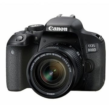 Canon EOS 800D Kit Aparat Foto DSLR 24.2MP cu Obiectiv EF-S 18-55mm f 4-5.6 IS STM