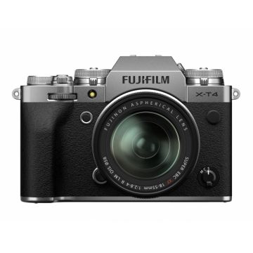 Fujifilm X-T4 Aparat Foto Mirrorless Kit cu Obiectiv 18-55 mm f2.8-4 Argintiu