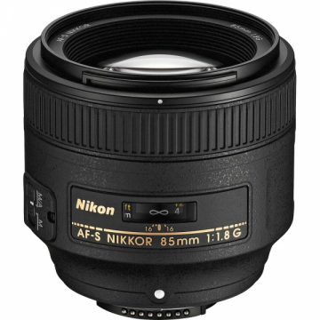 Nikon AF-S NIKKOR 85mm Obiectiv Foto DSLR f 1.8G