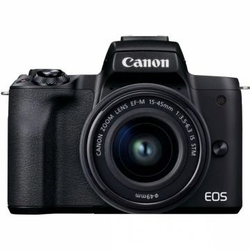 Canon EOS M50 II Kit 15-45mm cu trepied si card