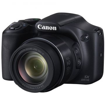 Aparat foto digital Canon PowerShot SX530 HS, 16 MP, Negru