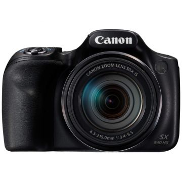 Aparat foto digital Canon PowerShot SX540 HS, Ultrazoom, 20.3 MP, Negru