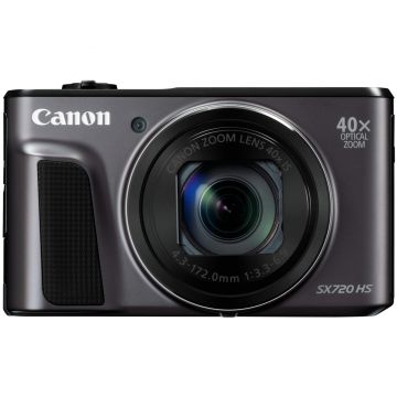 Aparat foto digital Canon PowerShot SX720 HS, 20.3 MP, Negru