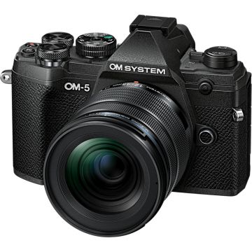 Aparat foto Olympus OM-5 Body Black + Obiectiv M.Zuiko Digital ED 12-45mm F4 PRO