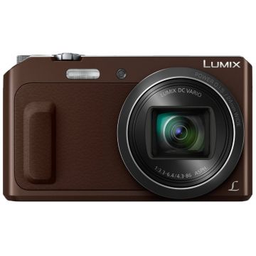 Camera foto compacta Panasonic Lumix DMC-TZ57EP-T, 16 MP, Wi-Fi, Maro