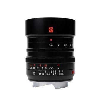 Obiectiv manual 7Artisans 35mm f/1.4 pentru Leica M-mount