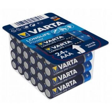 Baterii R3 AAA Alkaline Varta High Energy, 24buc