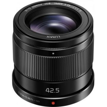 Obiectiv Foto Panasonic Lumix G H-HS043E-K 42.5mm f/1.7 ASPH POWER O.I.S.
