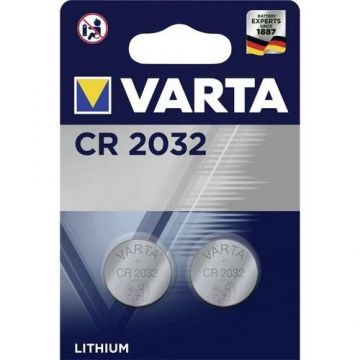 Set 2 Baterie Varta CR2032, 220 mAh