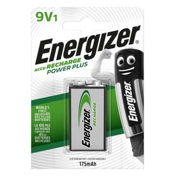 Acumulator Energizer Power Plus 9V, 175mAh