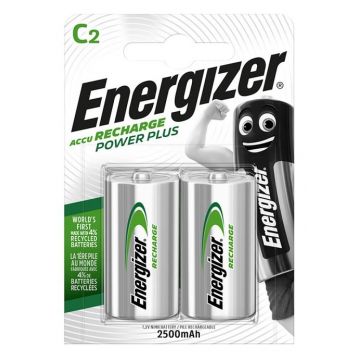 Acumulatori Energizer Power Plus C, 2500 mAh, 2 buc/set