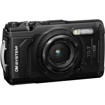 Aparat foto Digital Olympus OM SYSTEM TG-7, 12MP, 3inch LCD (Negru)