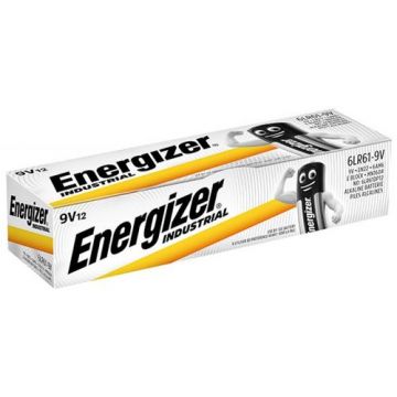 Baterii industriale 9V Energizer, 12 buc/cutie