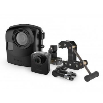 BRINNO Kit camera supraveghere constructii Brinno BCC2000, time-lapse HDR FHD, carcasa protectie IPX5, suport prindere inclus, Negru