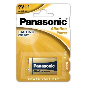 Baterie alcalina Panasonic Bronze LR 6F22, 9V, 1 bucata