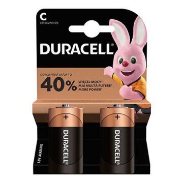 Baterie Duracell Basic C LR14, 2buc