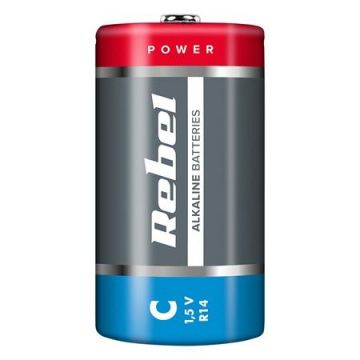 Baterie Rebel BAT0063, Alkaline, R14