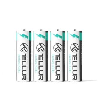 Baterie Tellur Endura Cell, Zinc-Carbon, AA R6, 1.5V, 4buc/set