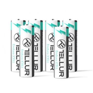 Baterie Tellur Endura Cell, Zinc-Carbon, AA R6, 1.5V, 6buc/set