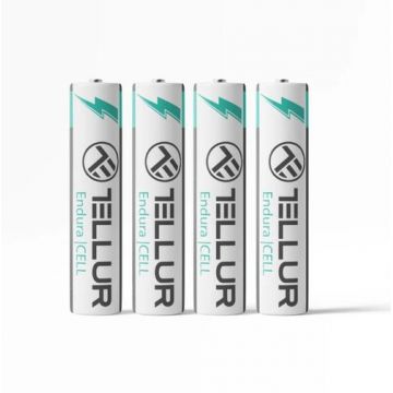 Baterie Tellur Endura Cell, Zinc-Carbon, AAA R03, 1.5V, 4buc/set