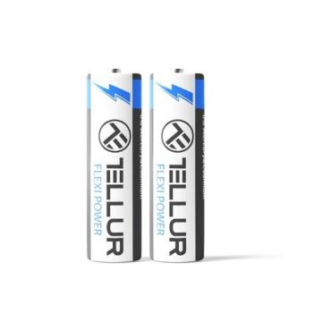 Baterie Tellur Flexi Power, Super Alcalina, AA LR6, 1.5V, 2buc/set
