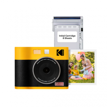 Camera foto instant Kodak Mini Shot 3 ERA MS300, Ecran LCD 1.7inch, 13MP, Blit integrat (Negru)