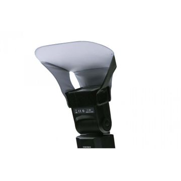 Generic Bounce diffuser pliabil cu prindere velcro pentru blitz-uri pe patina PVC-S MQ-B11