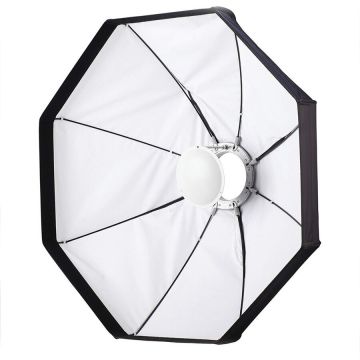 Generic Reflector Beauty Dish pliabil alb 100cm cu montura Bowens