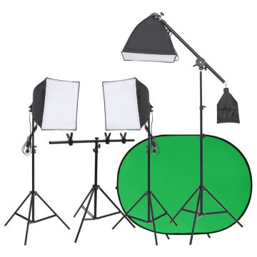 Gossi kit studio foto cu set de lumini si ecran de fundal