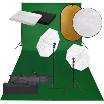 Gossi set studio foto cu lumina, fundal si reflector