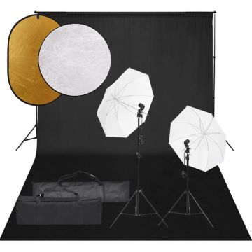 Gossi set studio foto cu lumina, fundal si reflector