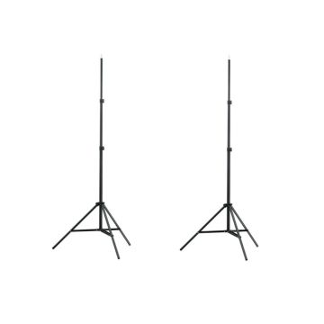 Gossi stative de lumini, 2 buc., inaltime 78-210 cm