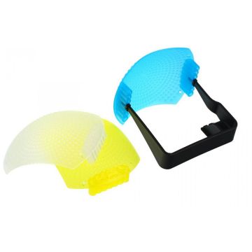 JJC Bounce Diffuser 3 in 1 pentru blitzul integrat al camerelor MFT