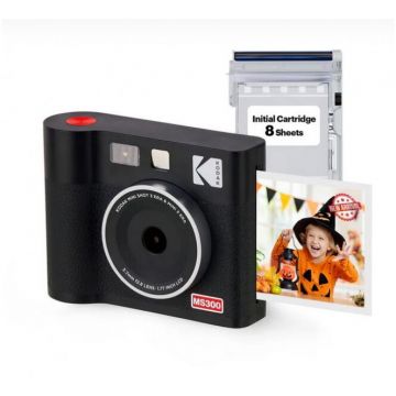 KODAK Camera foto instant Kodak Mini Shot 3 ERA, LCD, 10MP, 4PASS, Negru