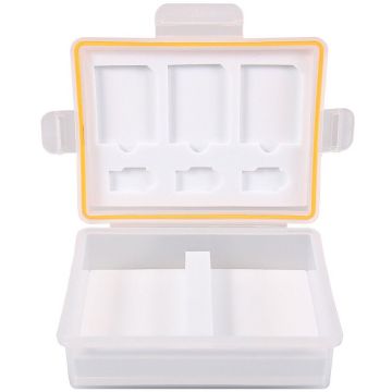 Patona Hard case Patona pentru carduri SD micro SD si 2xAcumulatori LP-E6 NP-FZ100 EN-EL15-1906