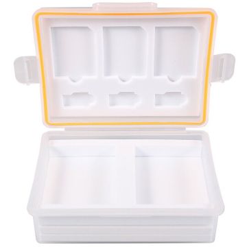Patona Hard case Patona pentru carduri SD micro SD si 2xAcumulatori LP-E8 NP-95 EN-EL14 Li109-1907